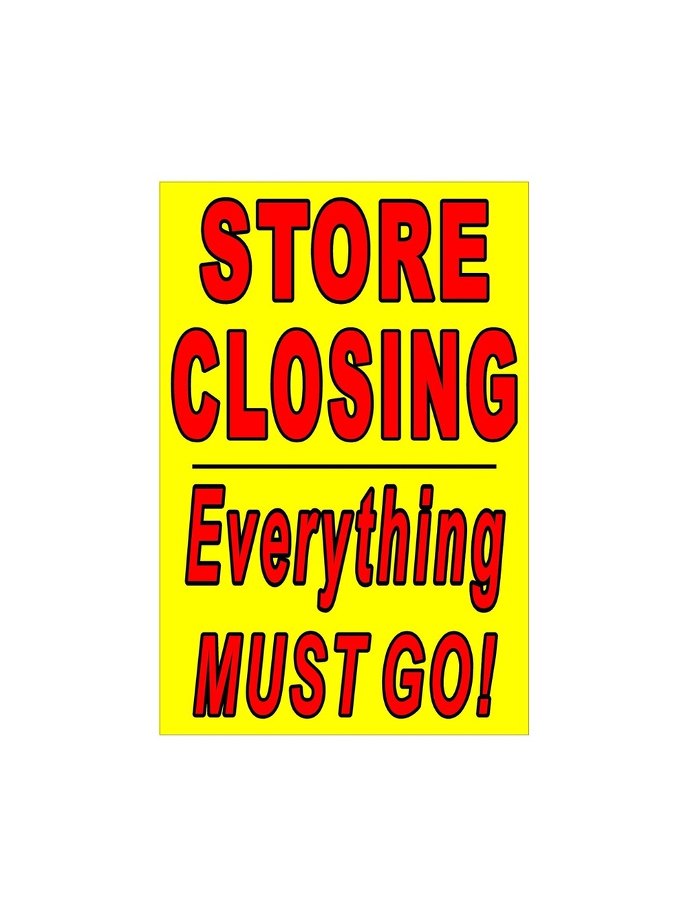 Store Closing this Sunday!!